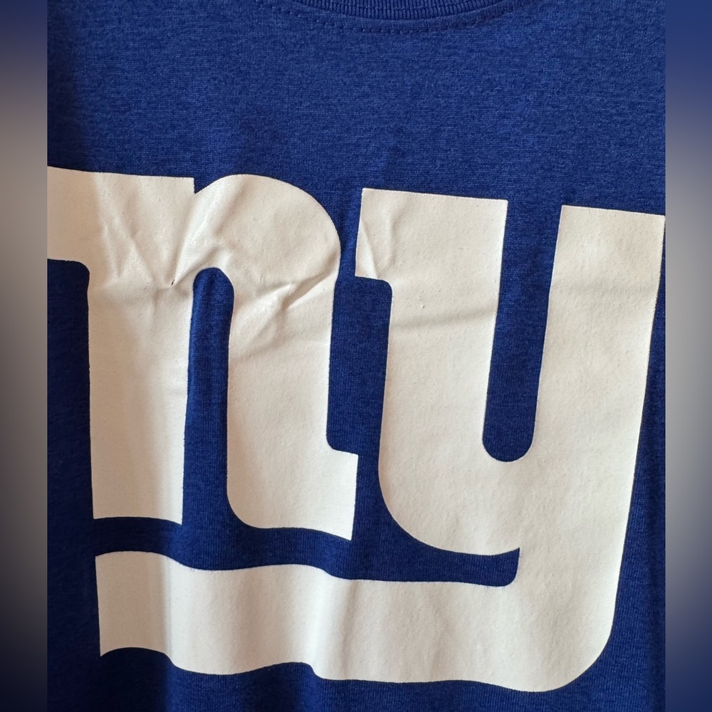 NY Giants Football NIKE Dri-Fit Blue Short Sleeve Tee Shirt Men’s XL - Picture 3 of 6
